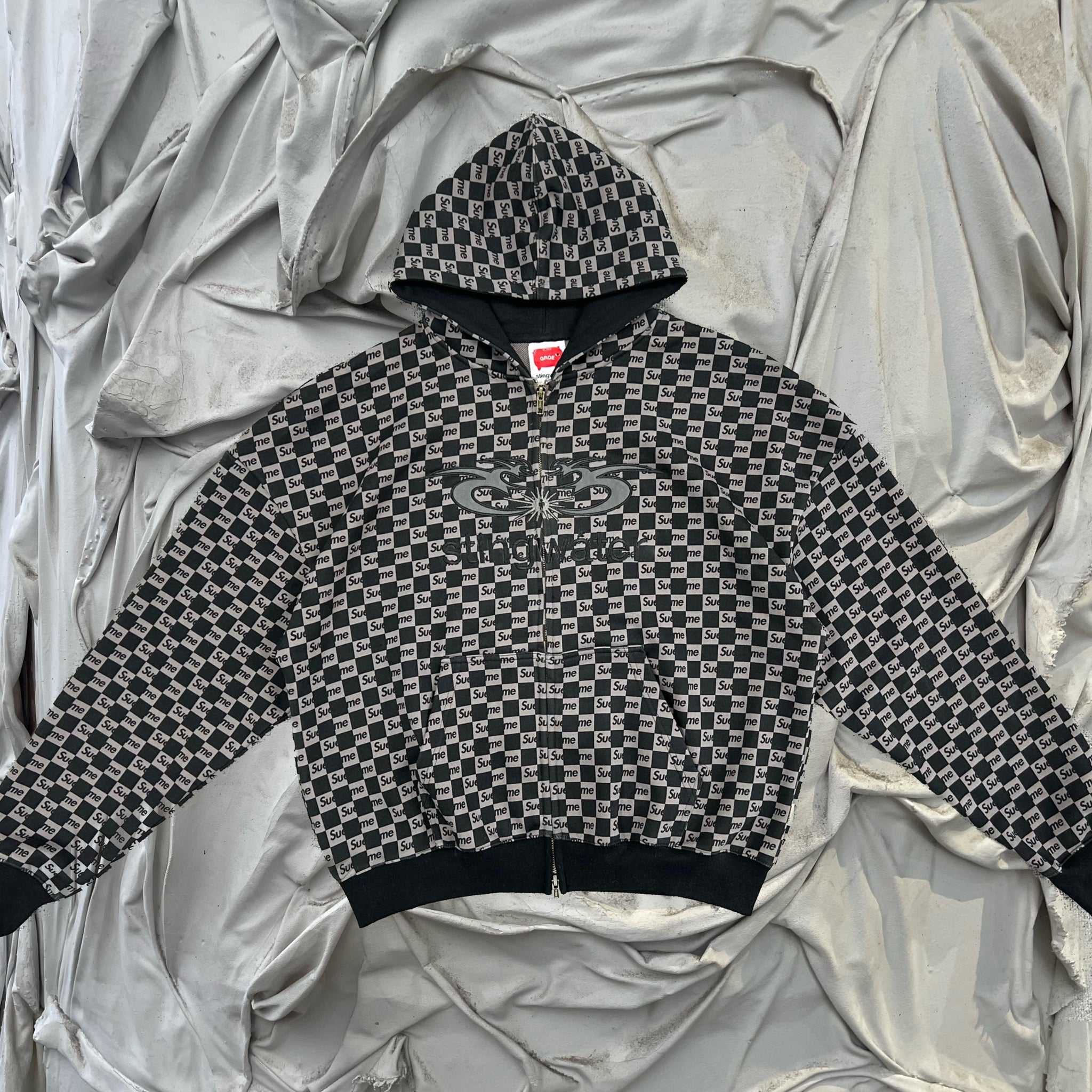 Stingwater Sue Me Zip Up Hoodie Black/Metal – stingwater