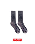 Stingwater Spider Web Sock Metal Gray/Black