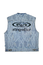 Moto Denim Vest Unchained Vintage Blue