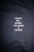 Mini Crisis Zip Up Hoodie Faded Black