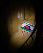 American Dream Canvas Zip Up Hoodie Brown