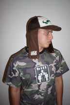 Arabic Trucker Hat Brown