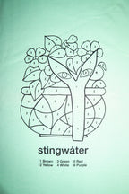 Color By Number T-Shirt Mint