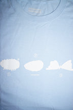 Metamorphosis T shirt sky blue