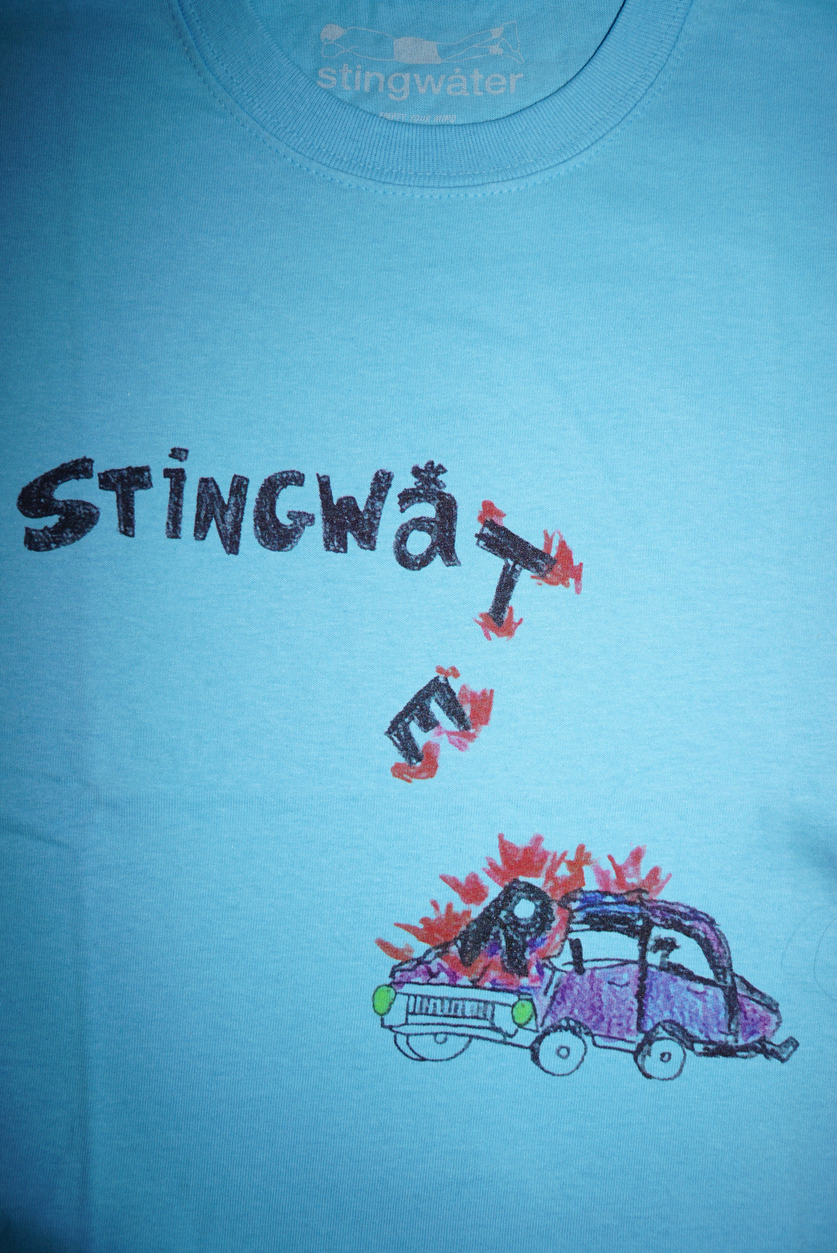 Burn It Down T-Shirt Speshal Blue