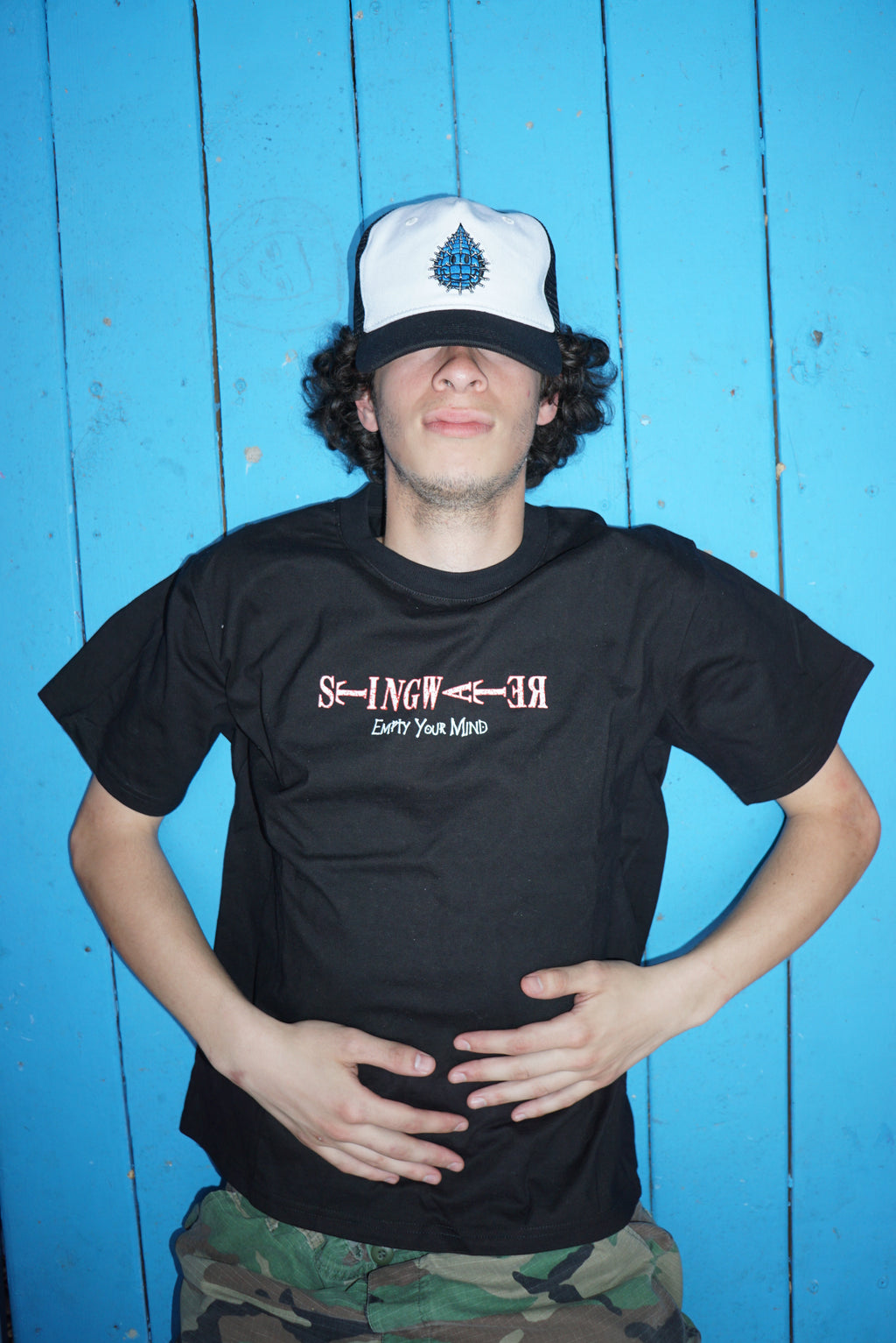 Stingraiser Hat Black/White