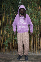 Load image into Gallery viewer, Crisis Zip Up Hoodie Acid Purple
