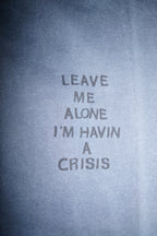 Mini Crisis Long Sleeve T-Shirt Faded Grey