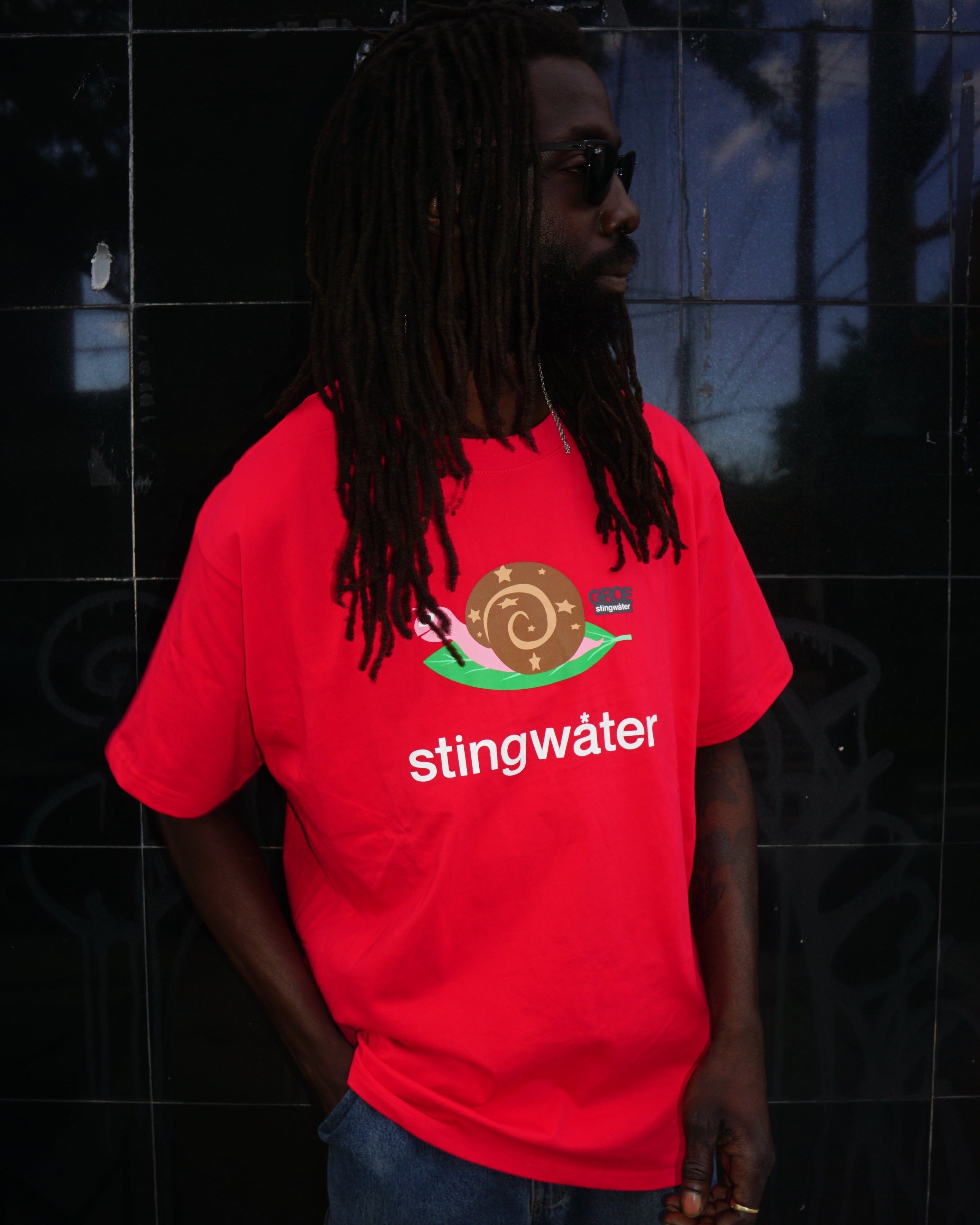 Snail T-Shirt Red