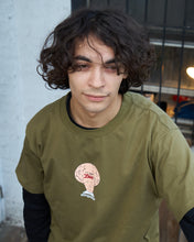 Load image into Gallery viewer, Info Diet T-Shirt No War Green

