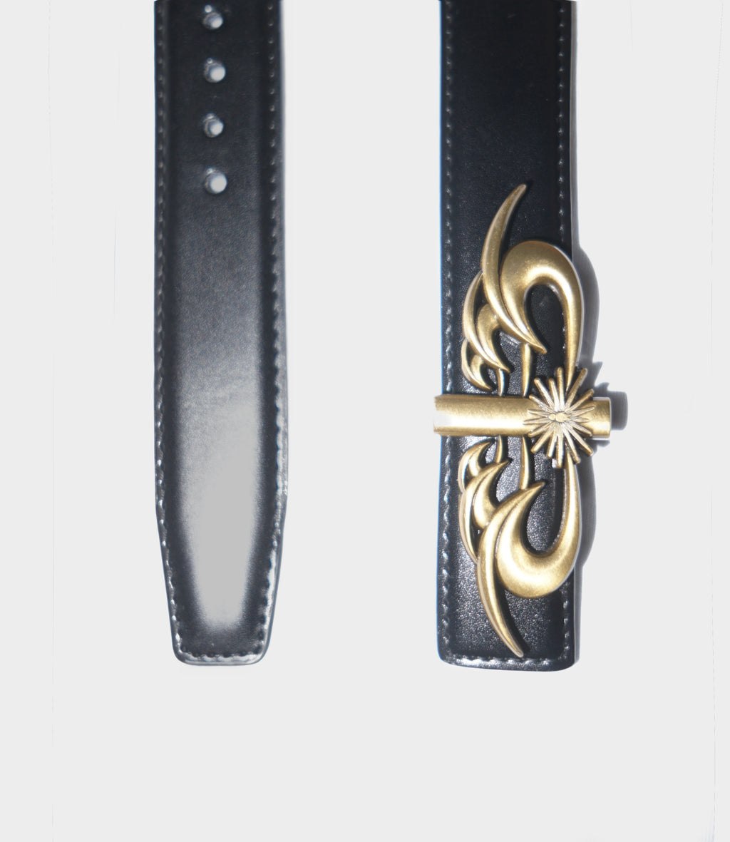 Stingwater Moses Reversible Thin Belt Black