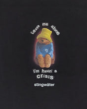 Load image into Gallery viewer, Crisis Bear T-Shirt Faded Black
