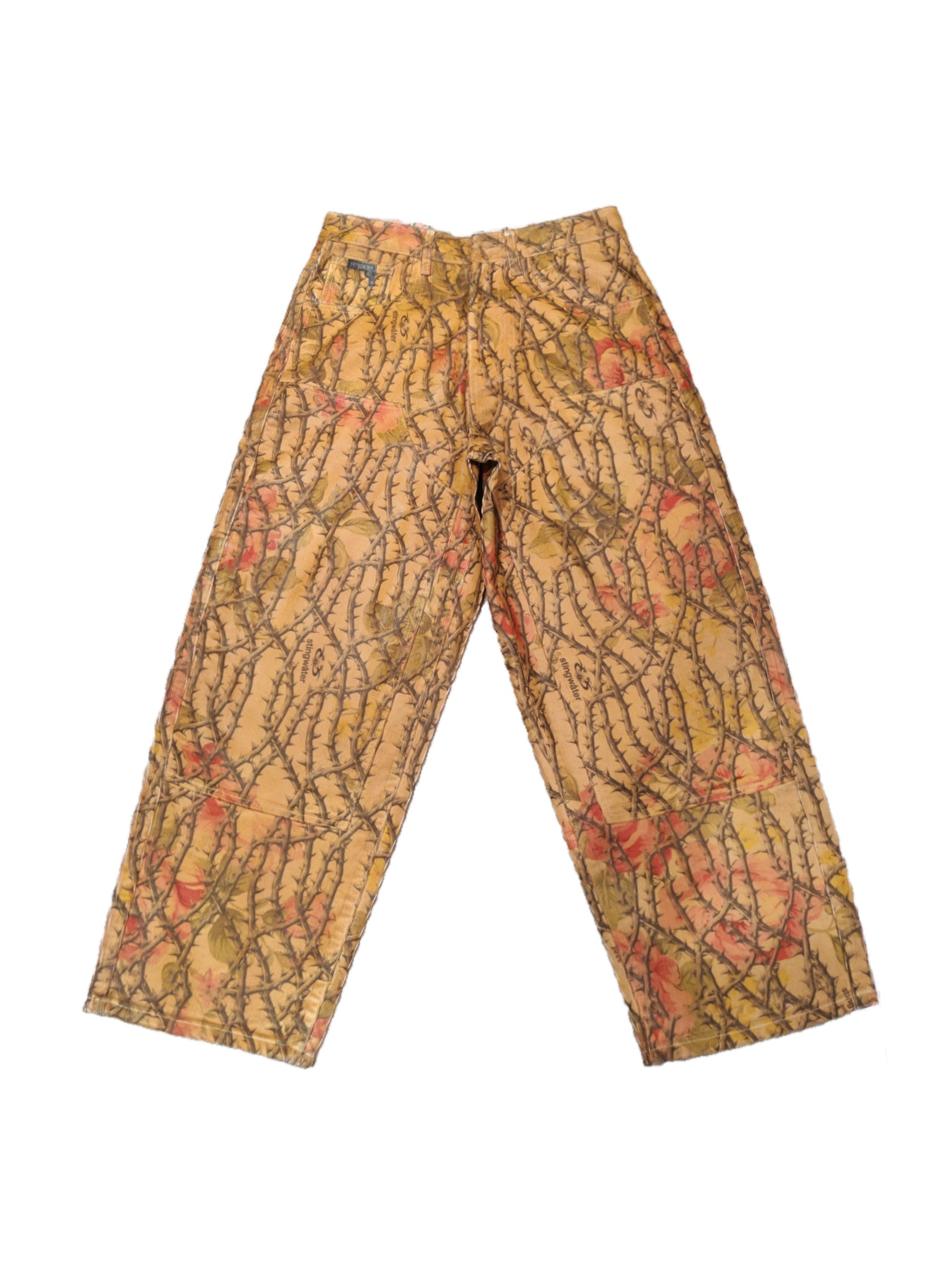 Waxed Corduroy Double Knee Pants