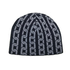 Stingwater chain skully beanie black/gray