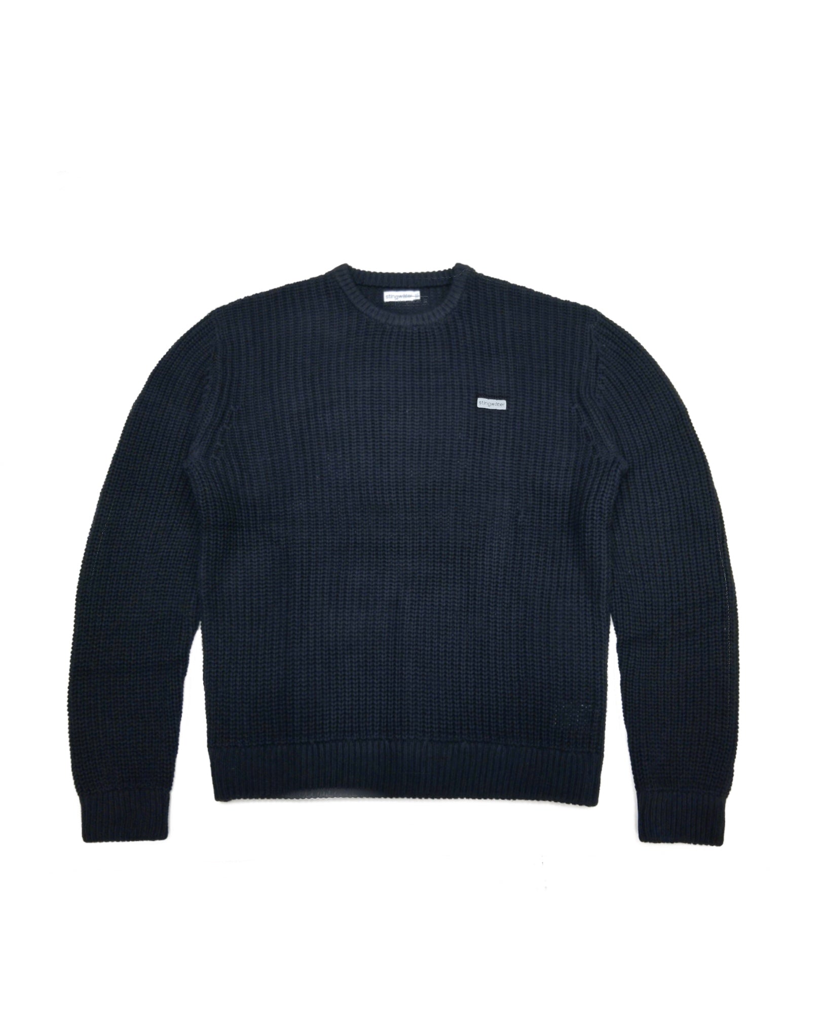 Stingwater Crisis knit sweater black gray