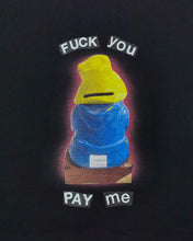 Load image into Gallery viewer, Crisis Bear T-Shirt Faded Black
