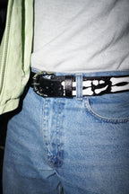 Stingwater Bone Belt Black/White