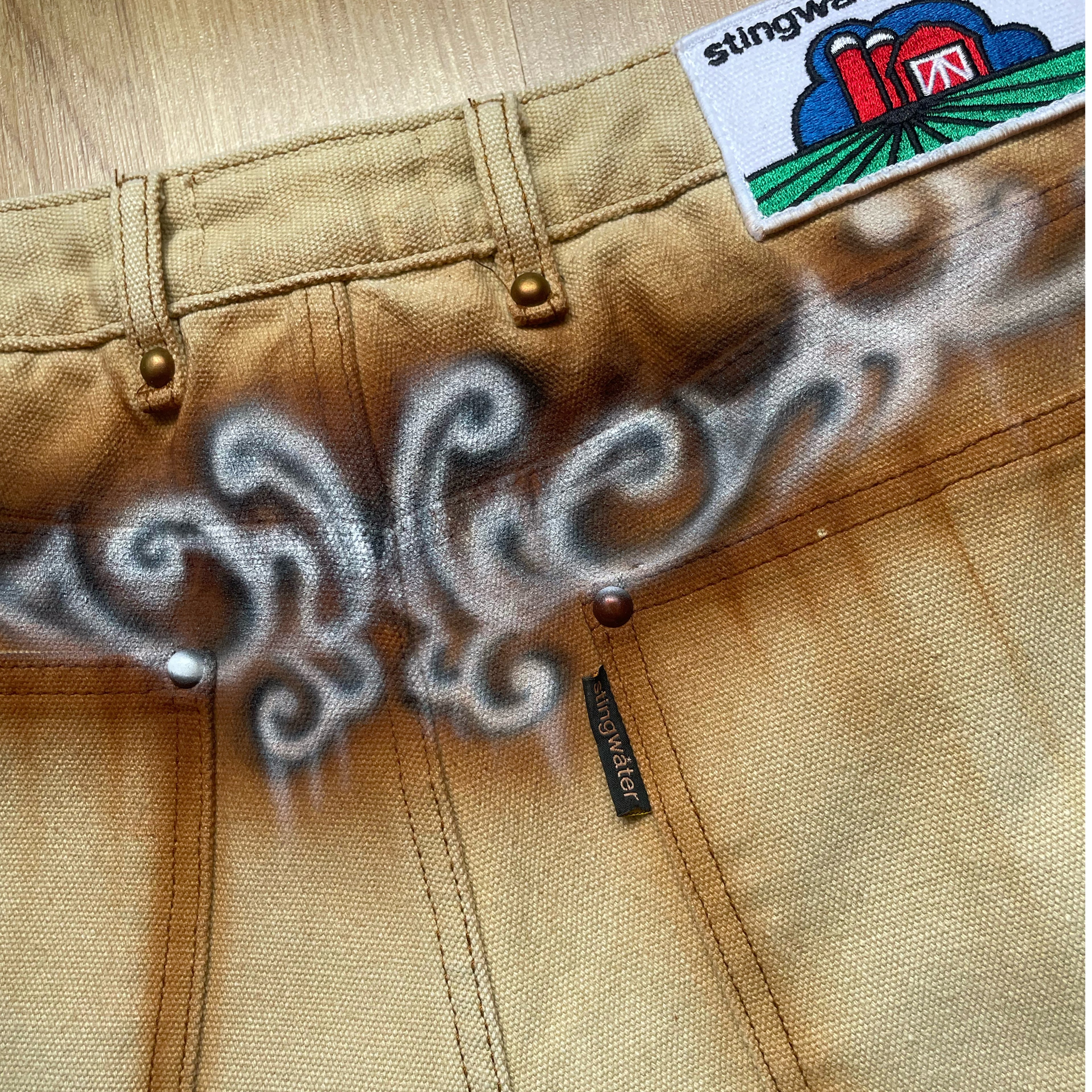 Saloon Jean Shorts Khaki (ft. Kevin Mejia)