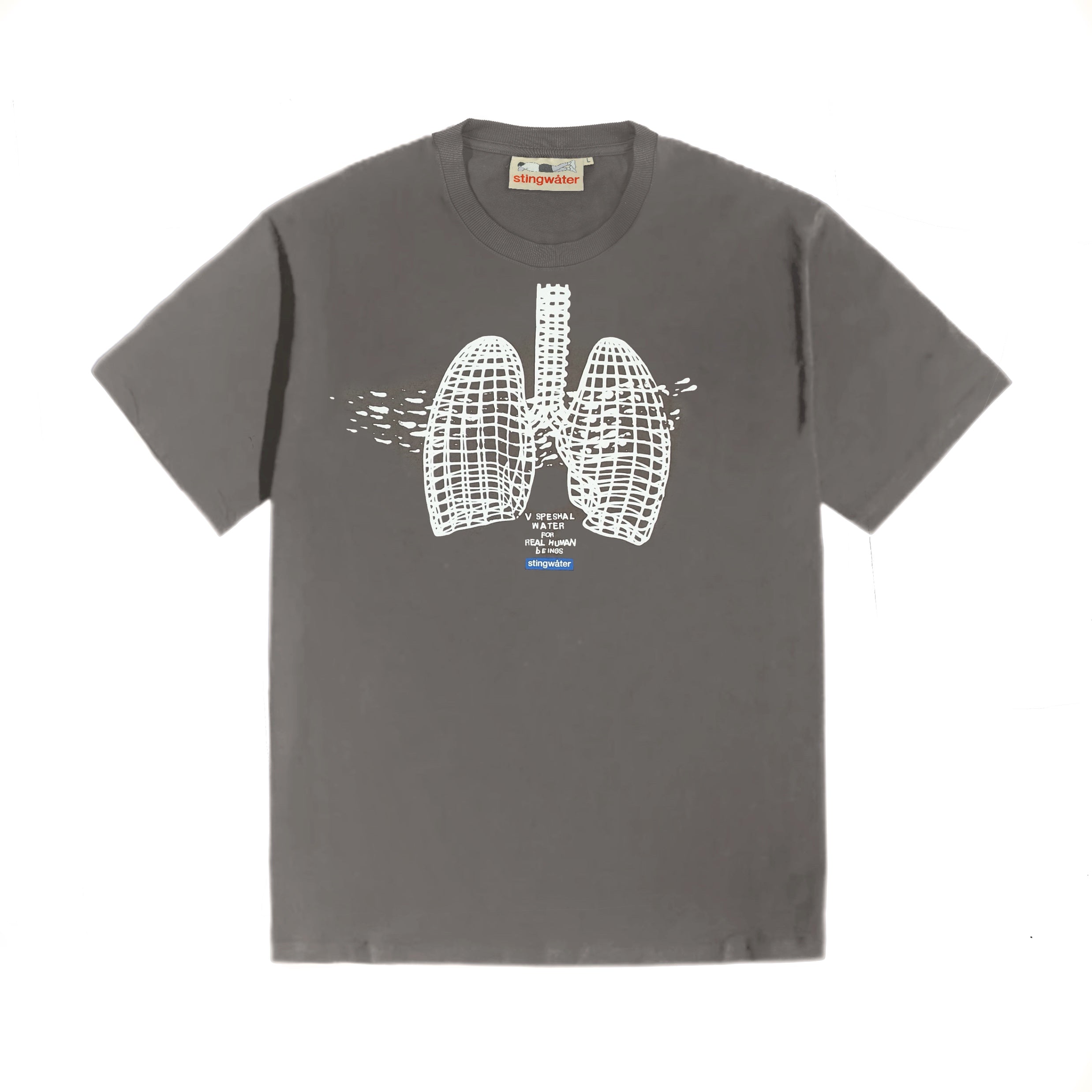 Stingwater Deep Breath T Shirt Metal Gray