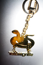 Groeing Snake Keychain Black