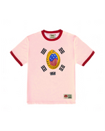 Infinity Tiger T-Shirt Pink Ringer