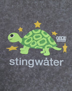 Stingwater Turtle T-Shirt Acid Black