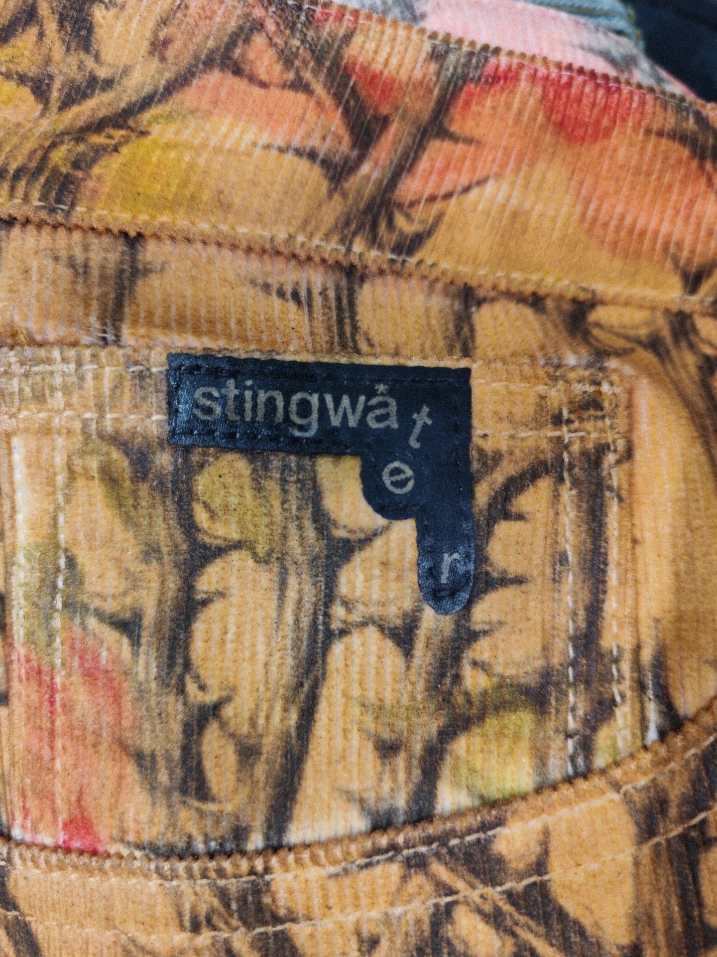 Waxed Corduroy Double Knee Long Shorts