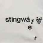 Classic melting logo and skull patch Hoodie White