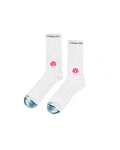 Classic Aga Mushroom Sock White/BB Blue