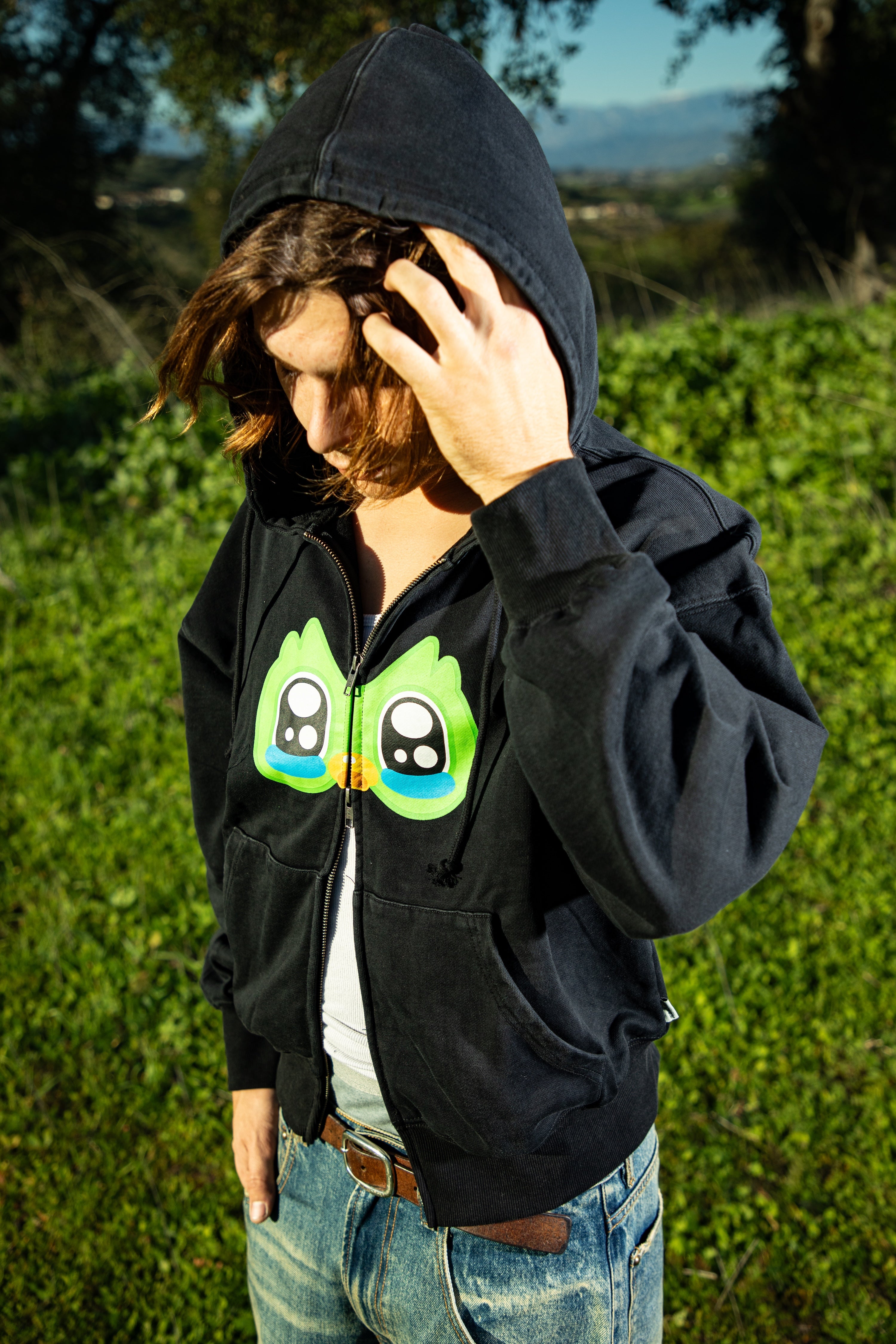 Duo Crisis Hoodie Faded Black