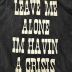 Western Crisis Zip Up Hoodie Black