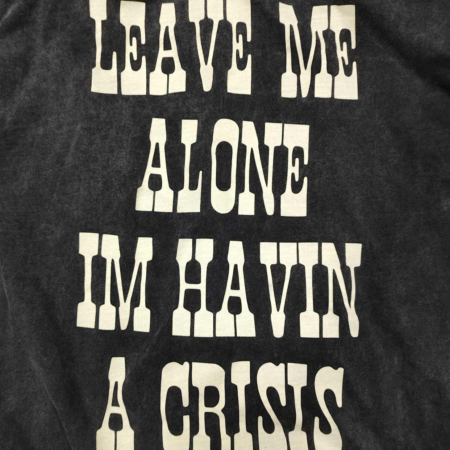Western Crisis Zip Up Hoodie Black