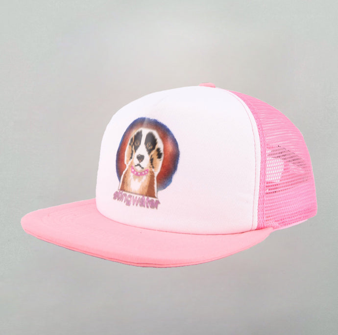 Emotional Support Dog Trucker Hat BB Pink