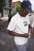 Sting Distressed Denim Trucker Hat Blue