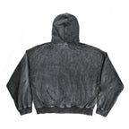 Moses Zip Up Hoodie Acid Black