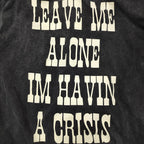 Western Crisis T-Shirt Acid Black