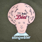 Info Diet T-Shirt No War Green