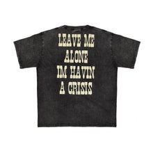 Load image into Gallery viewer, Western Crisis T-Shirt Acid Black
