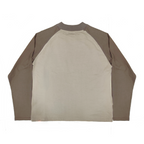 Moses Paneled Long Sleeve T-Shirt Gray/Pink