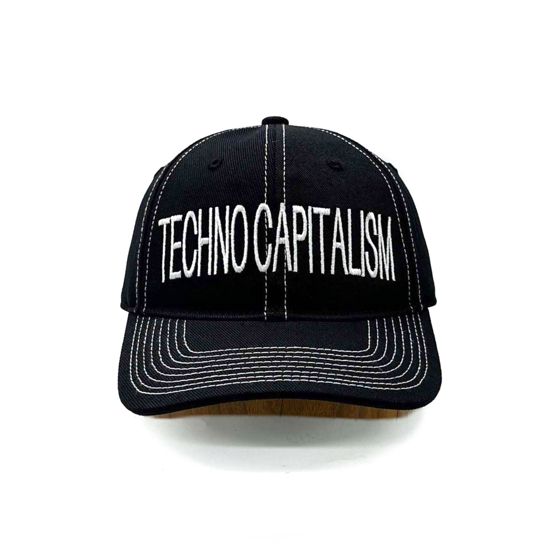 帽子 ICE & TECHNO | BOWL HAT (BLACK) Techno Capitalism Black Hat / Stingwater – stingwater