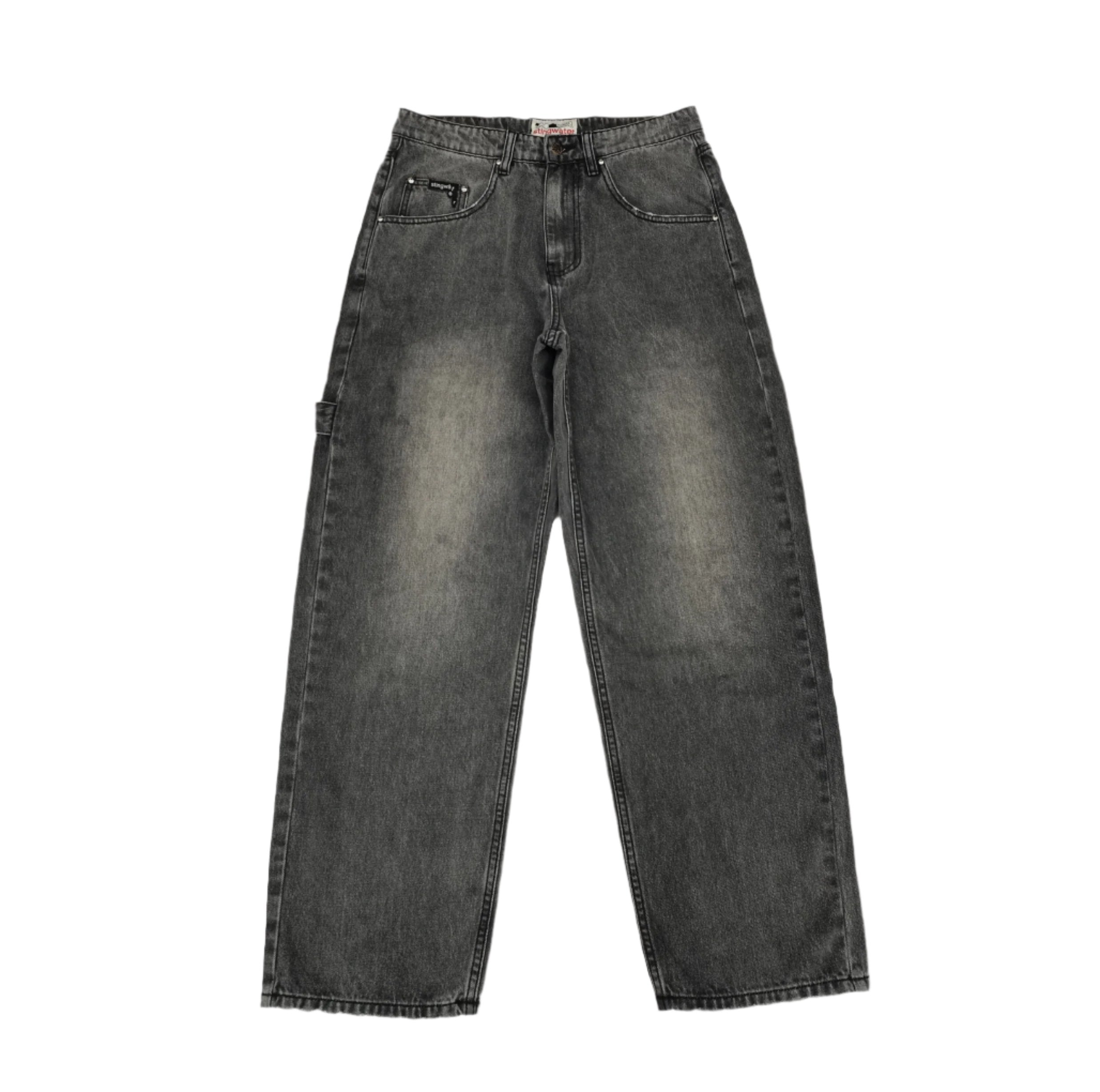 Stingwater Moses Jeans in Acid Black