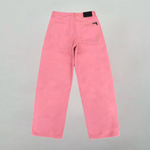Load image into Gallery viewer, Vegan Suede Double Knee Twill Pants Pink
