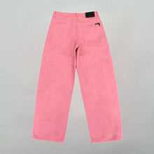 Load image into Gallery viewer, Suede Double Knee Jeans Pink
