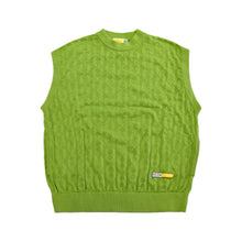 Load image into Gallery viewer, Moses Chain Knit Sweater Vest Lime Green
