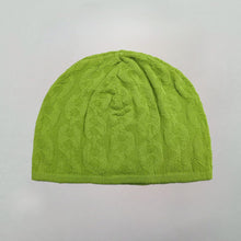 Load image into Gallery viewer, Moses Chain Beanie Lime Green
