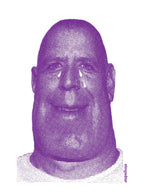 “James had tears in his eyes: Purple” T-Shirt White
