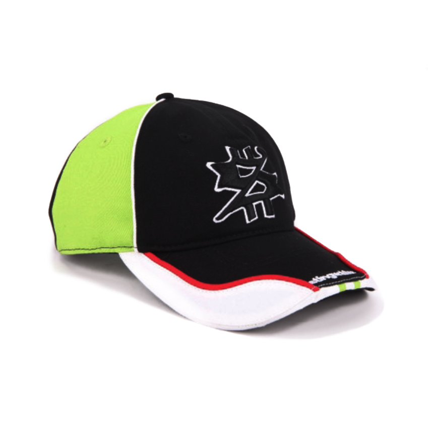 Racing S Logo Hat Black/Green/Red