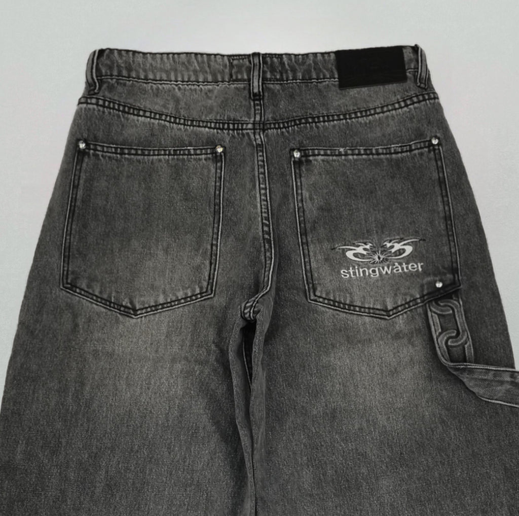 Moses Jeans Acid Black