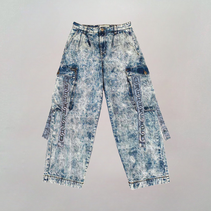 Red Sea Cargo Jeans Blue (with Chain)