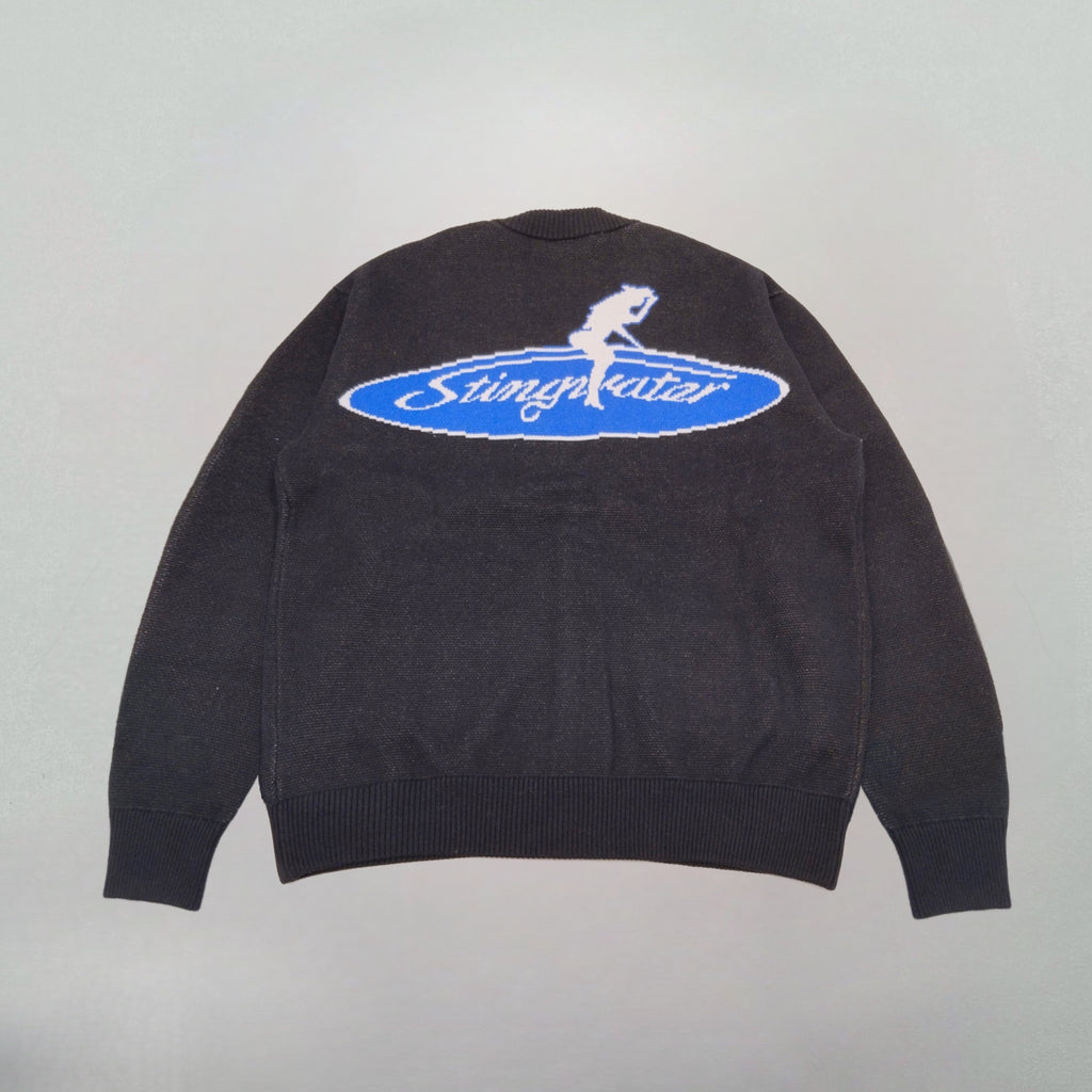Groe Team Cardigan Sweater Black